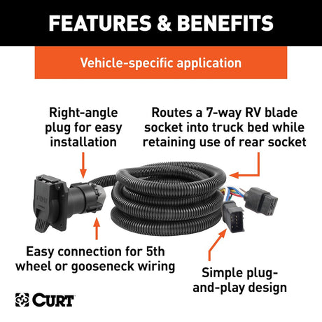 Product of Curt 56001 Trailer Wiring Connector