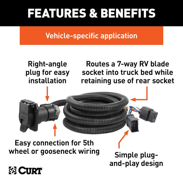 Product of Curt 56001 Trailer Wiring Connector