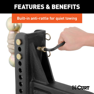 Product of Curt 45902 Trailer Hitch Ball Mount