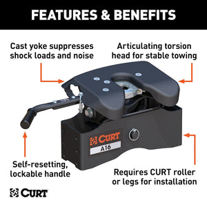 Product of Curt 16520 Fifth Wheel Trailer Hitch Head