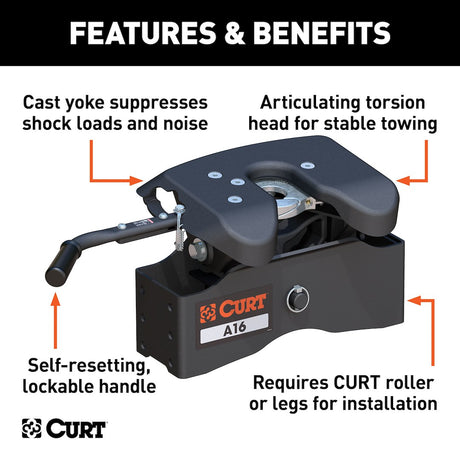 Product of Curt 16520 Fifth Wheel Trailer Hitch Head