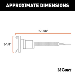 Product of Curt 57186 Trailer Wiring Connector Adapter