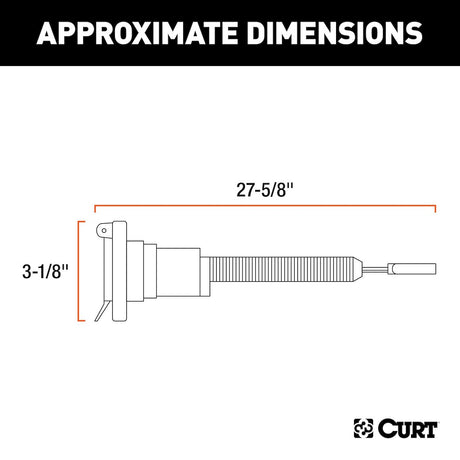 Product of Curt 57186 Trailer Wiring Connector Adapter