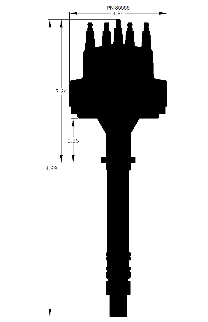 Product of Msd Ignition 85555 Distributor
