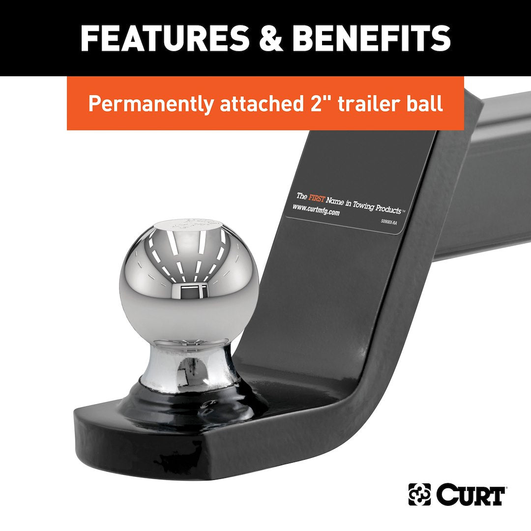 Product of Curt 45154 Trailer Hitch Ball Mount