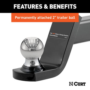 Product of Curt 45154 Trailer Hitch Ball Mount