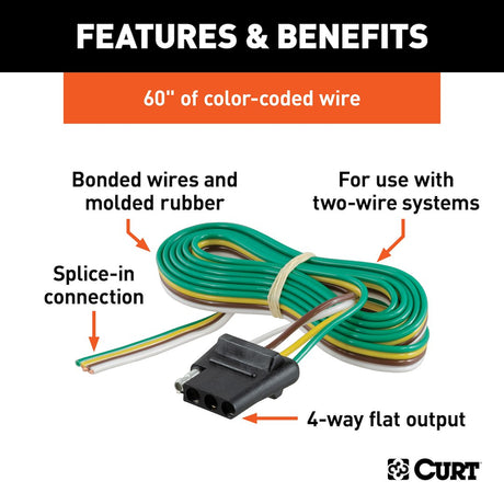 Product of Curt 58040 Trailer Wiring Connector