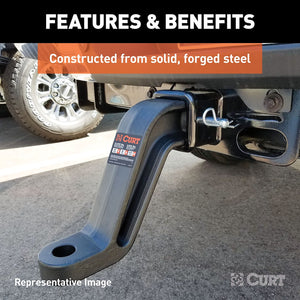 Product of Curt 45430 Trailer Hitch Ball Mount