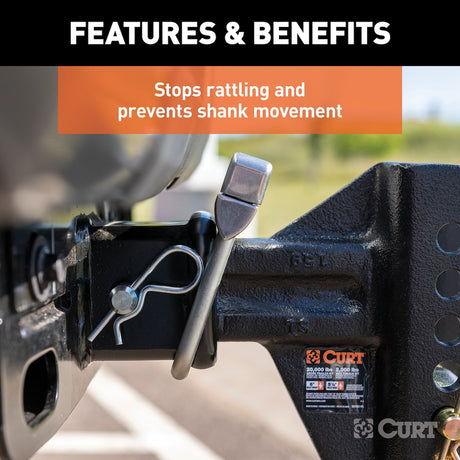 Product of Curt 22320 Trailer Hitch Receiver Tube Anti Rattle Bracket