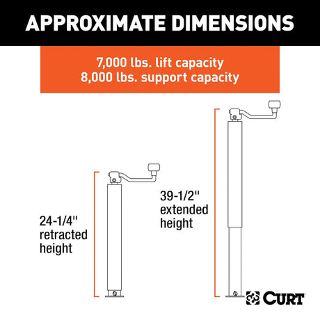 Product of Curt 28570 Trailer Tongue Jack