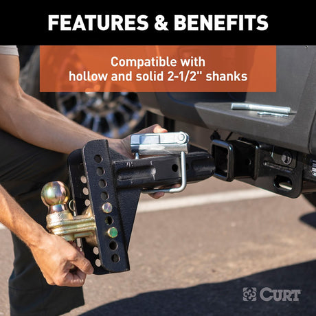 Product of Curt 22320 Trailer Hitch Receiver Tube Anti Rattle Bracket