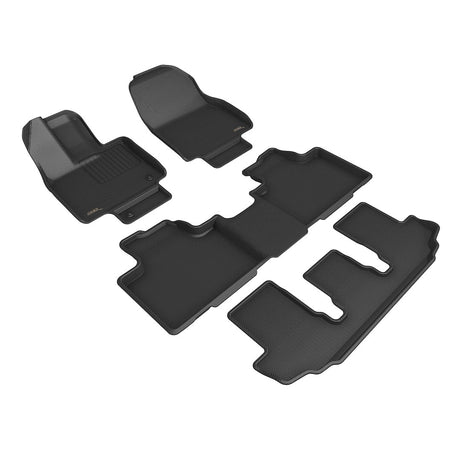 Product of 3D Mats KAGU L1TY28001509 Black Thermoplastic Rubber Of Carbon Fiber Texture Floor Liner 