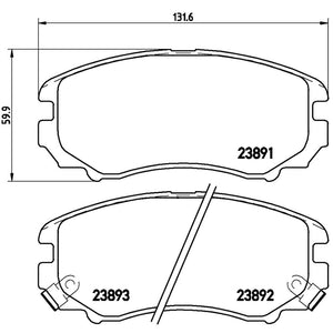 Brembo P30018x Brake Pad||p30018x_Drw.Jpg||88||brmp30018x||1754961