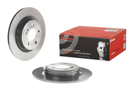 Product of Brembo 08B74141C02 Solid 1 Piece Brake Rotor 