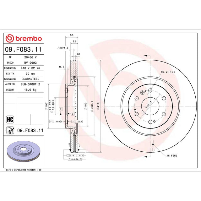 Brembo 09.F083.11 Brake Rotor||09.F083.11_Drw.Jpg||85||brm09f08311||1754880