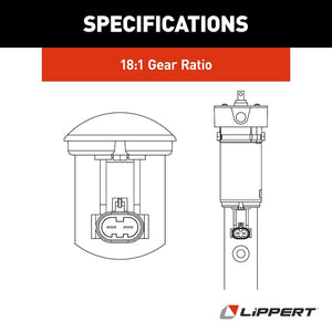 Product of Lippert Components 168956 Lippert Electric Through Frame Slide Outs Slide Out Motor 