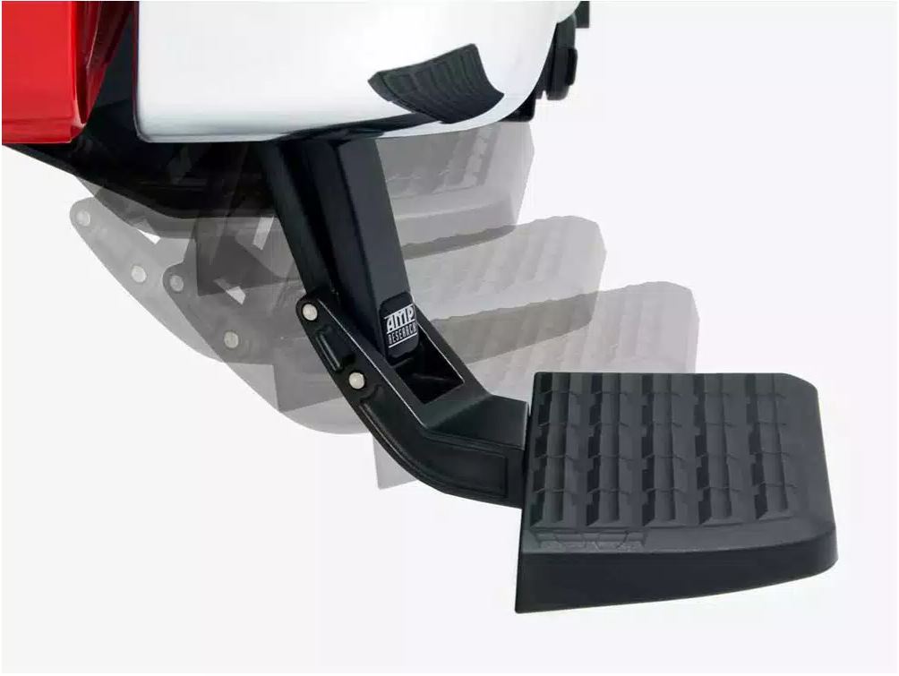 Product of Amp Research 75309-01A Black Powder Coated Aluminum Truck Step