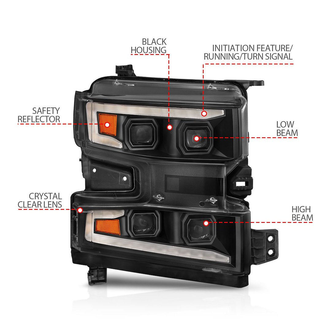Product of ANZO USA 111566-L Headlight Assembly - LED - 