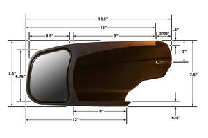 Product of Cipa Usa 10950 Exterior Towing Mirror