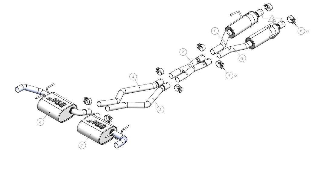Borla 140955 Exhaust System Kit||140955_1.Jpg||86||b25140955||2111550