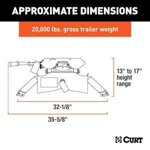 Curt 16140 Fifth Wheel Trailer Hitch||16140_3008x1990_Ca.Jpg||95||c9316140||1094631