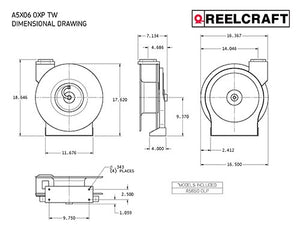 Product of Reelcraft Sales A5850olp Hose Reel