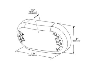 Grote Industries 90202 Turn Signal-Parking-Side Marker Light Lens||90202_1.Jpg||86||g1790202||2155580