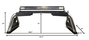 Product of Go Rhino 915000T Tubular Textured Powder Coated Steel Truck Bed Bar 