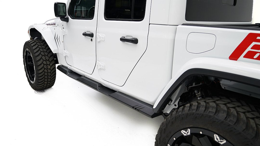 Product of Fab Fours JT20-G1650-1 Rock Slider Nerf Bar With Surface Steps 