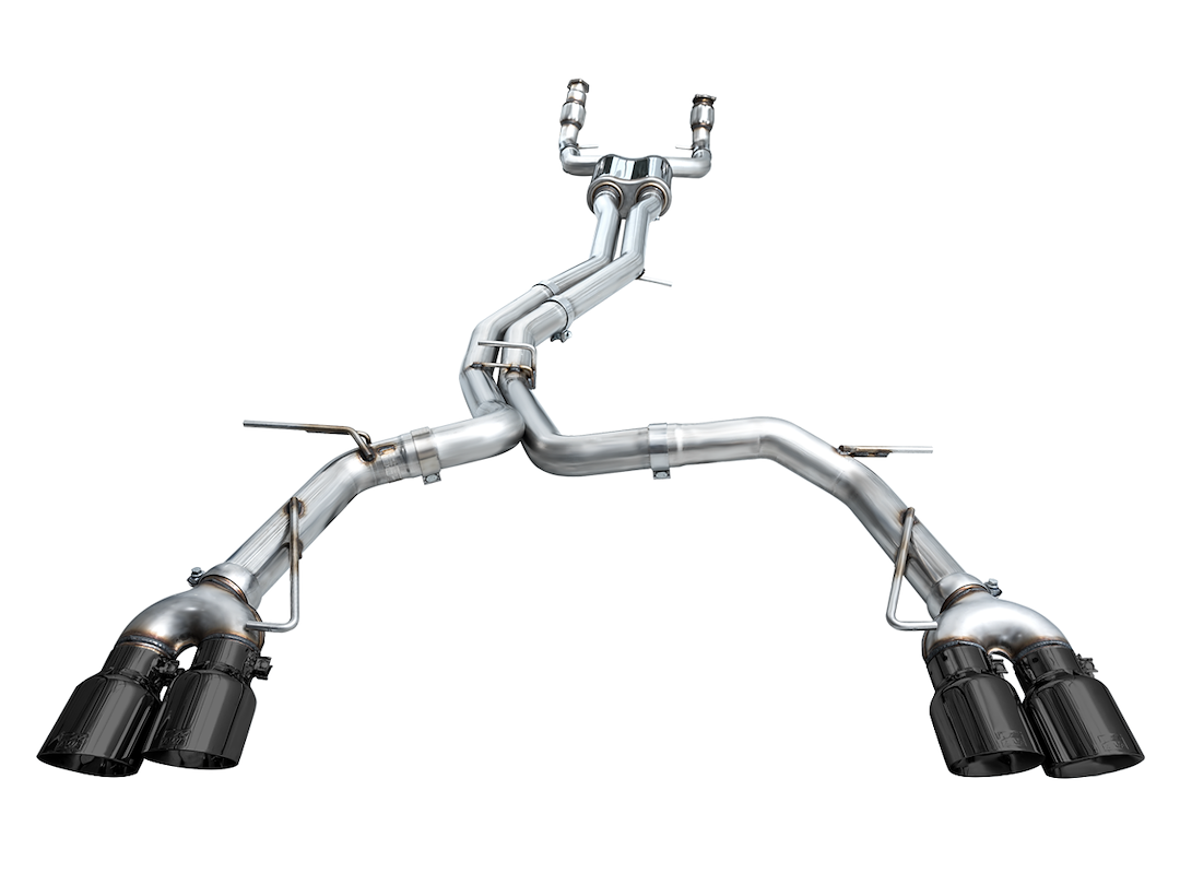 Product of AWE Tuning 3020-43109 Track Edition Cat-Back System Dual Exhaust System Kit 
