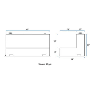 Uws St-85-L-W Liquid Transfer Tank||st-85-L-W_3008x1990_Ca.Jpg||89||u22st85lw||1713298