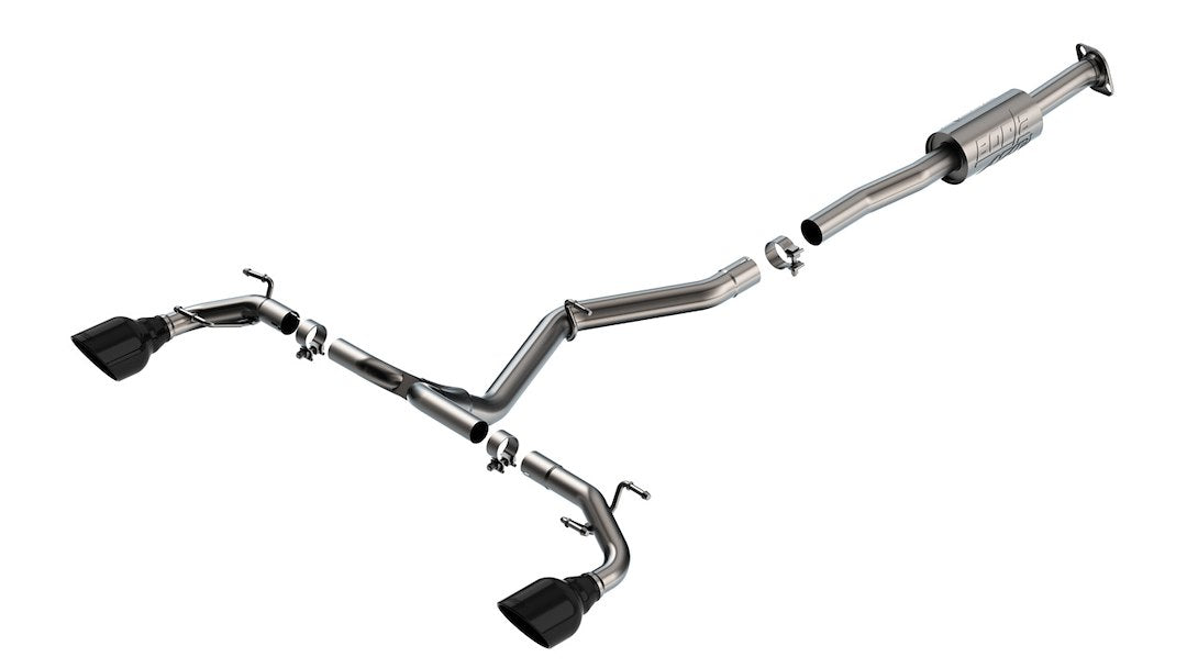 Product of Borla 140910BC ATAK ® Series Cat Back System Single Exhaust System Kit 
