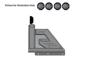 Product of Black Horse Offroad AR2-05B-PLFB  Truck Bed Bar 