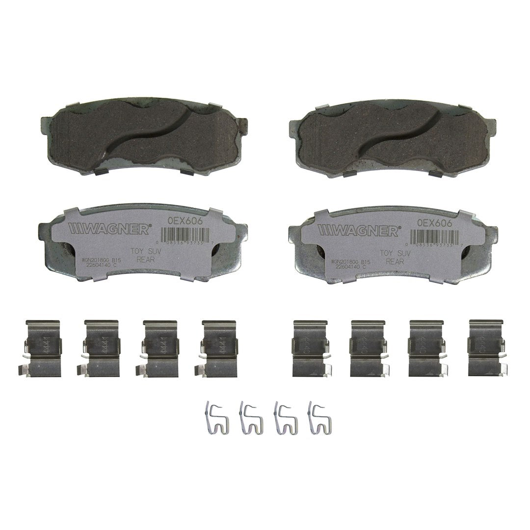 Wagner Brakes Oex606 Brake Pad||oex606.Jpg||85||w66oex606||2222180