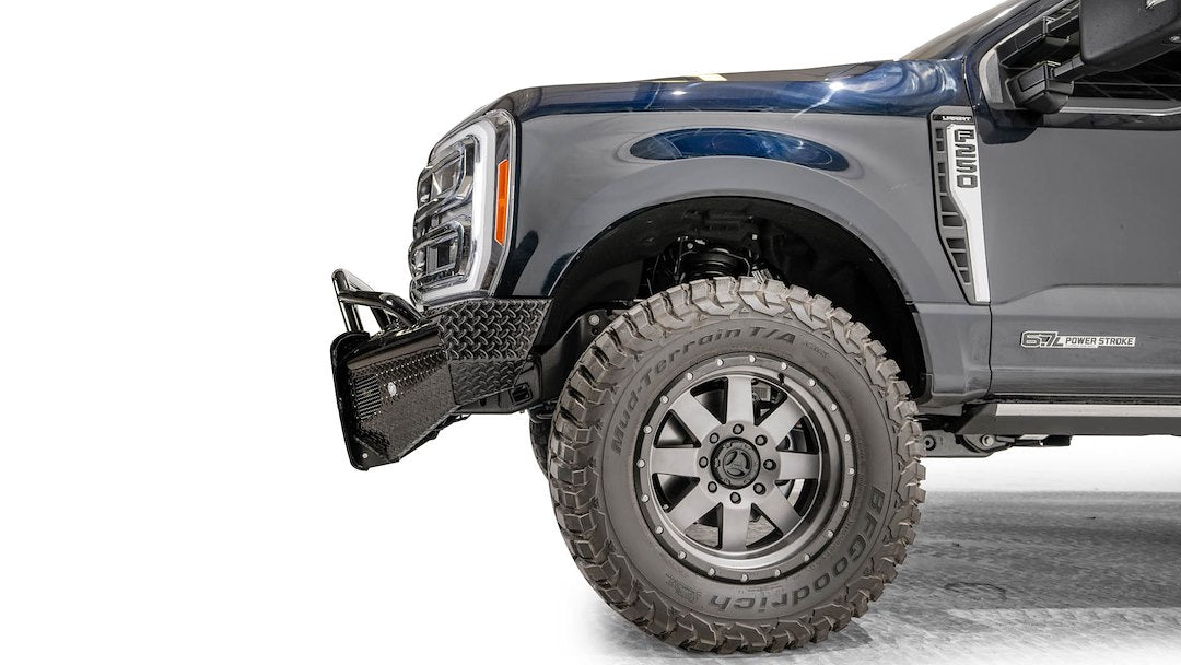 Product of Fab Fours FS23-S5962-1 Black Steel Steel Gloss Powder Coated Bumper 
