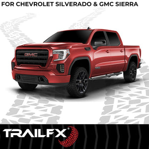 Product of TrailFX AL4006B TrailFX A4 Series Nerf Bar With Surface Steps 