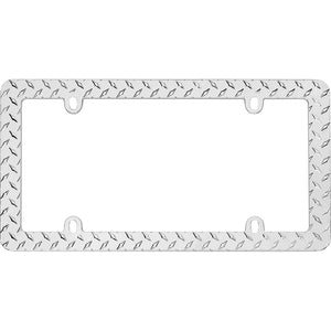 Cruiser 30830 License Plate Frame||30830_Main-Diamond-Plate_Chrome-Outpack.Jpg||85||c3430830||1055303