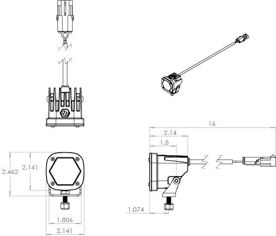 Product of Baja Design 387805 Driving/ Fog Light 