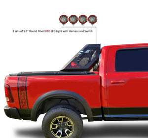 Black Horse Offroad Virb02b-Plfr Truck Bed Bar||virb02b-Plfr_8.Jpeg||92||blkvirb02bpfr||2239546