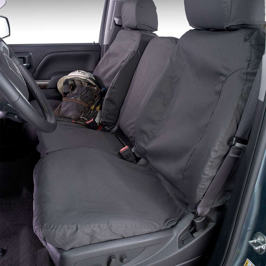 Product of Covercraft SS2579PCCH SeatSaver® Charcoal Polycotton Seat Cover 