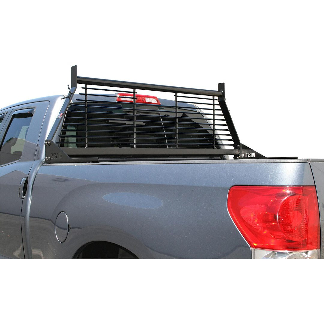 Product of Westin Automotive 57-8025 Bolt-On Black Powder Coated Bar Style Headache Rack 