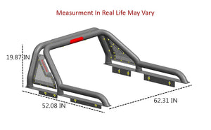 Black Horse Offroad Glrb-03b-Plb Truck Bed Bar||glrb-03b-Plb_11.Jpg||87||blkglrb03bplb||1204017