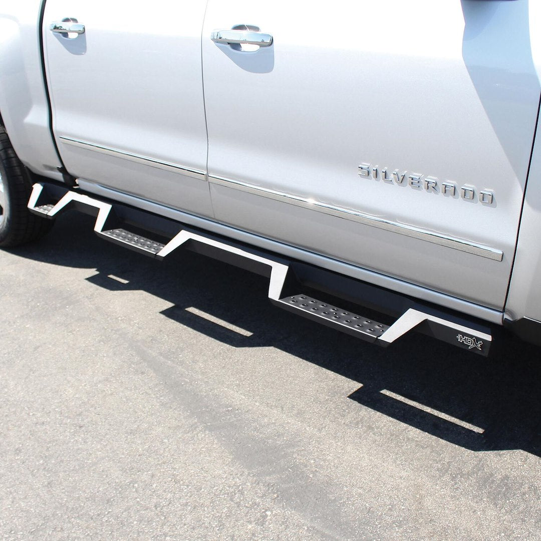 Product of Westin Automotive 56-534565 Black Powder Coated Square Nerf Bar - Truck Wheel To Wheel 