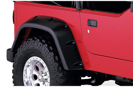 Product of Bushwacker 10030-07 Pocket Style/ Exposed Fasteners Black Fender Flare - Set Of 2 