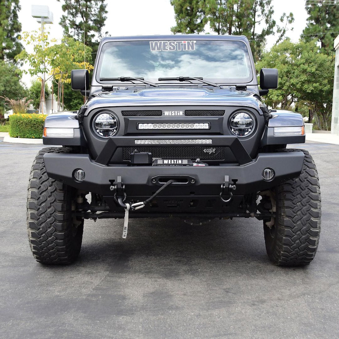 Product of Westin Automotive 59-80125 WJ2 Series Steel Textured Bumper 