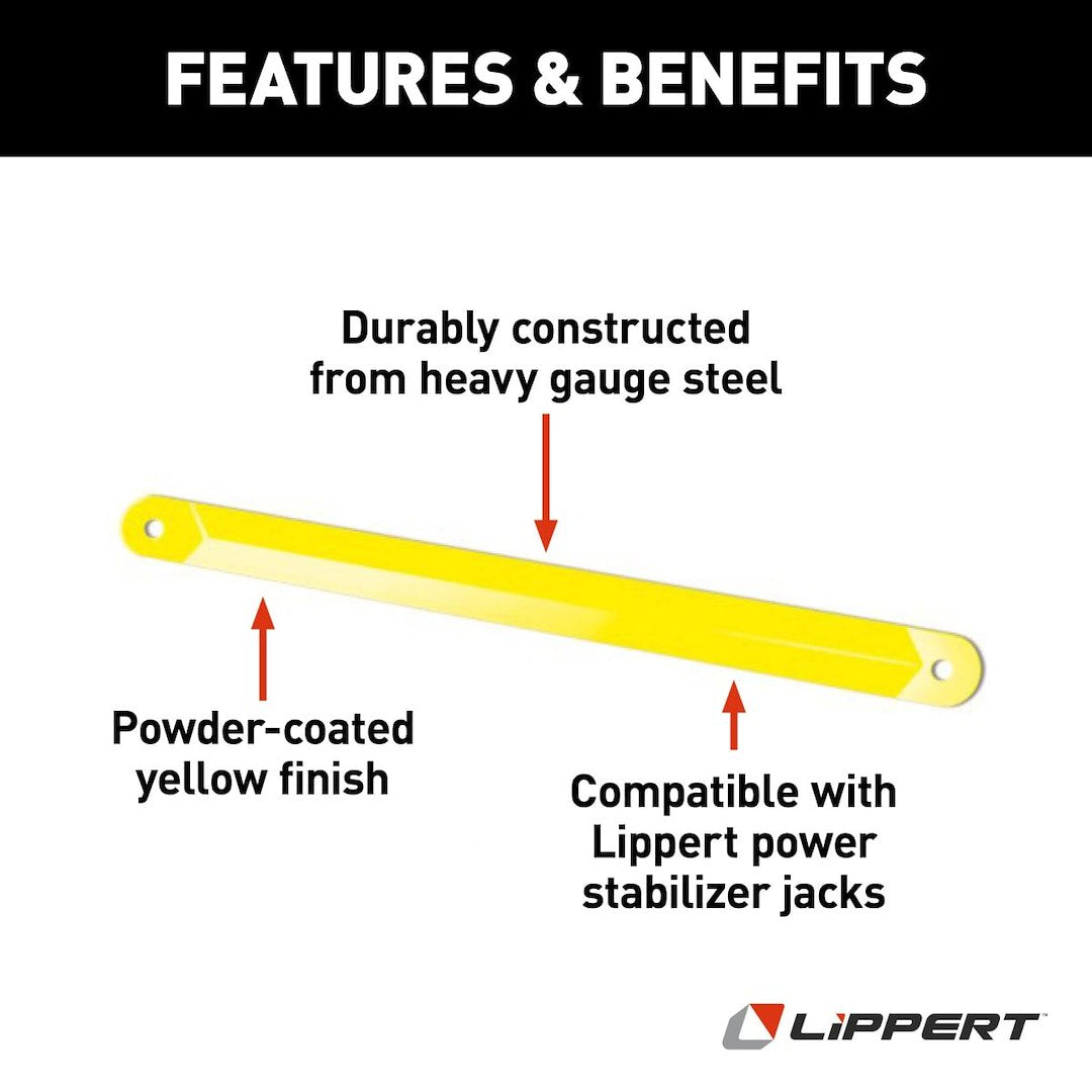 Product of Lippert Components 1134122 Trailer Stabilizer Jack Stand Lock Arm