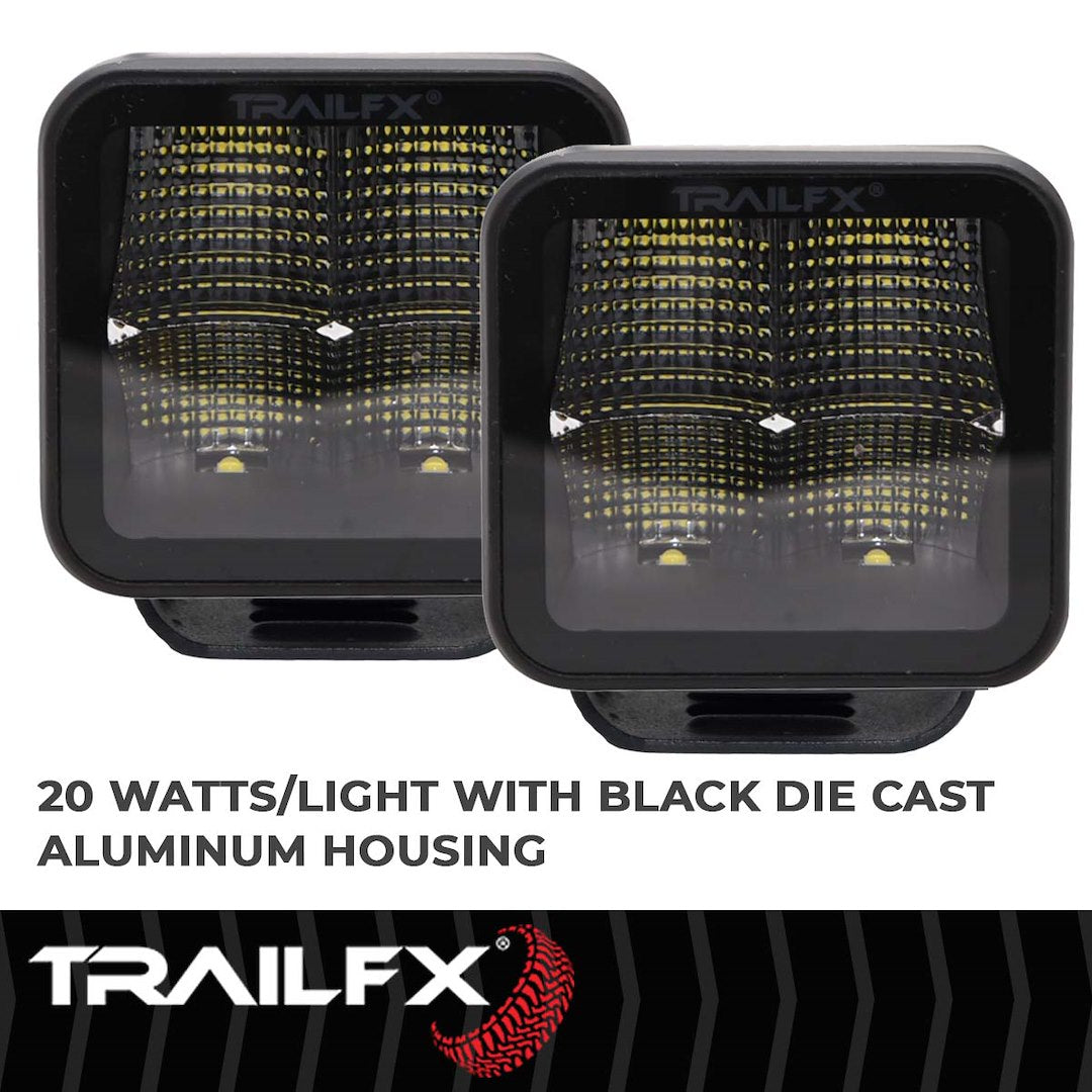 Product of TrailFX 2X2CFBKPR Driving/ Fog Light 