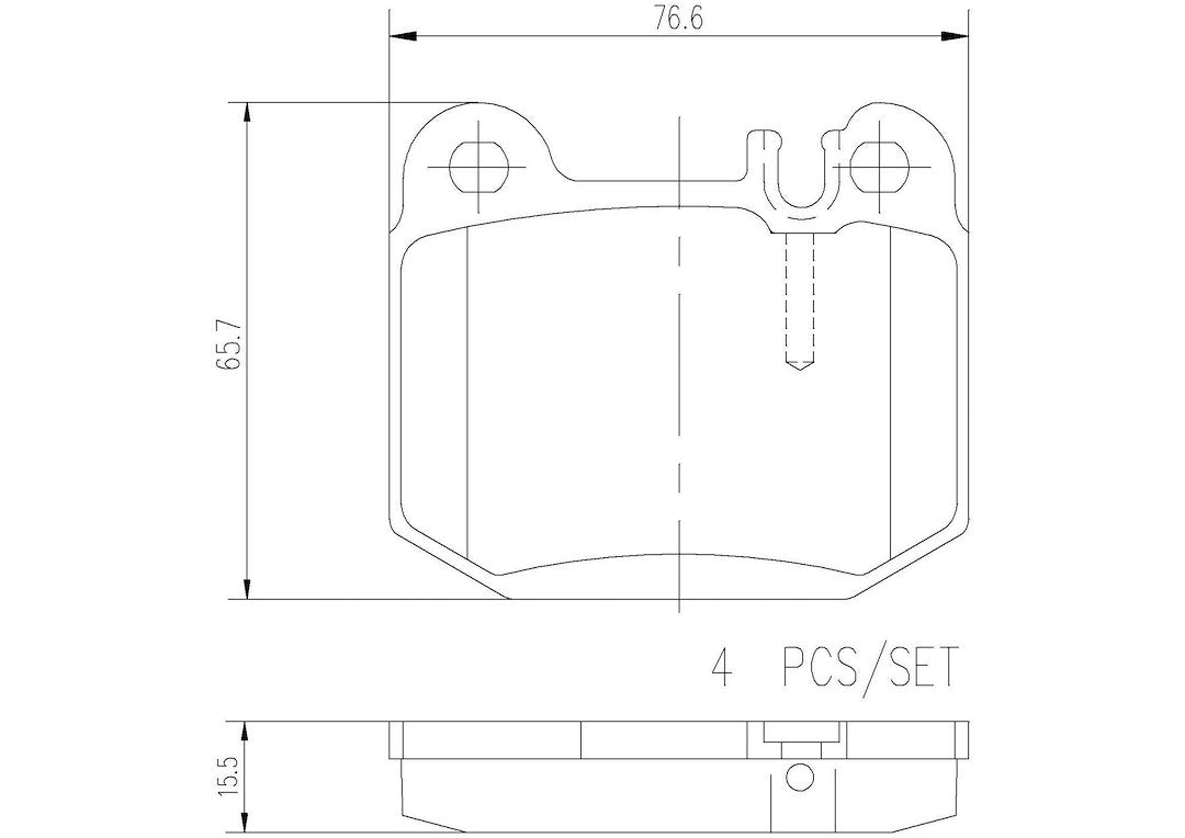 Product of Brembo P50043N Brake Pad - Set Of 4 