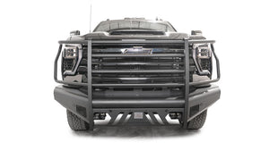Product of Fab Fours CH24-Q6160-1 Black Steel Elite Steel Matte Powder Coated Bumper 