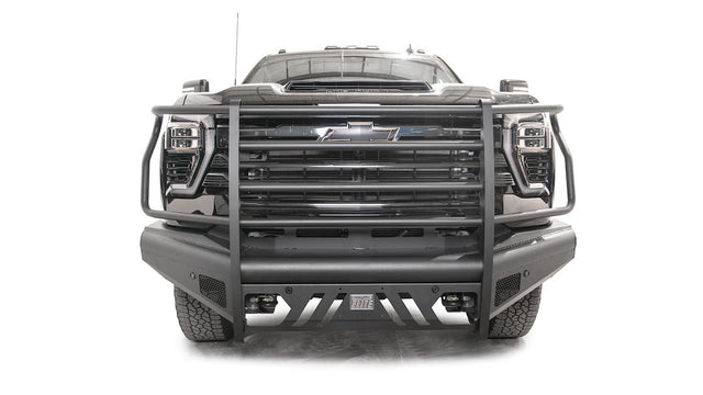 Product of Fab Fours CH24-Q6160-1 Black Steel Elite Steel Matte Powder Coated Bumper 
